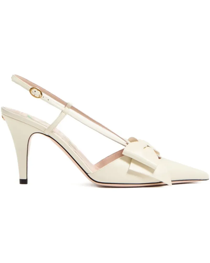 Valentino Garavani Bowow Slingback-Pumps 85mm - Nude Nude
