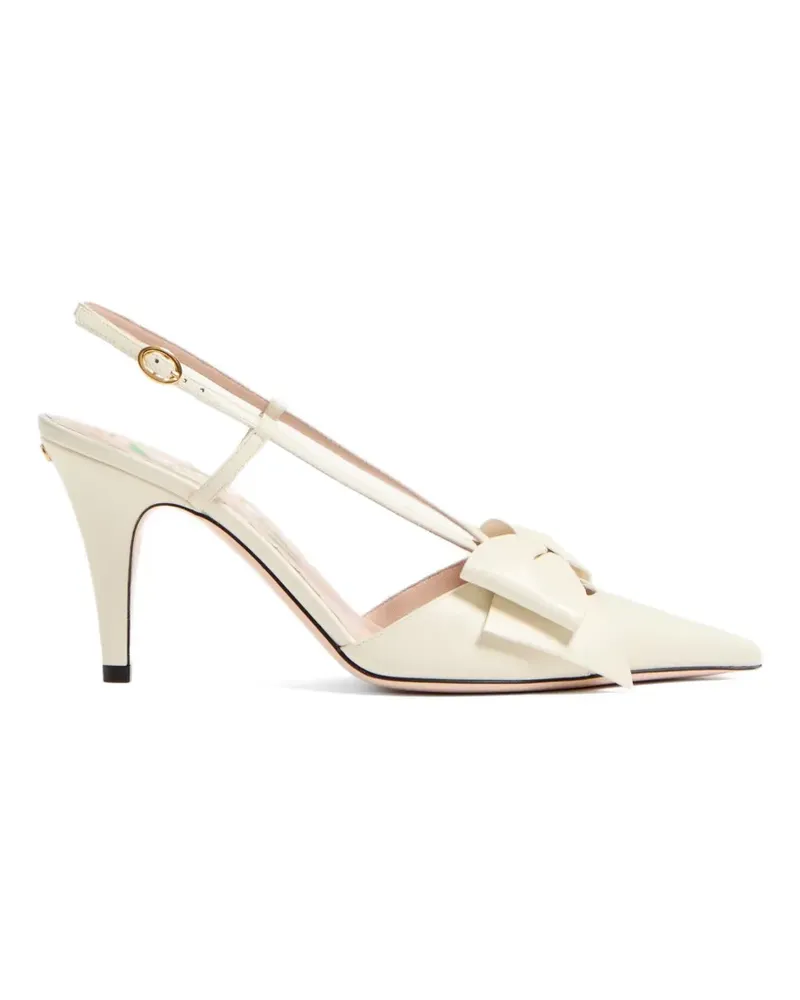 Valentino Garavani Bowow Slingback-Pumps 85mm - Nude Nude