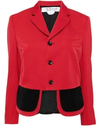 Comme des Garçons Asymmetrischer Blazer Rot