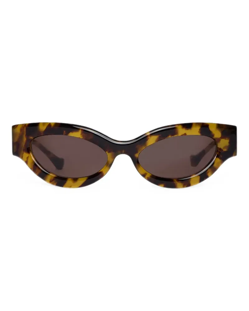 Nanushka Trysta Cat-Eye-Sonnenbrille - Braun Braun