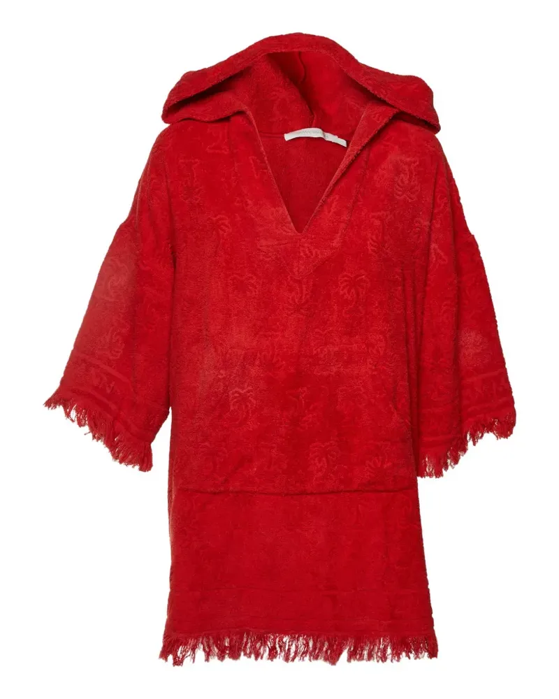 Zimmermann Minikleid mit Kapuze - Rot Rot