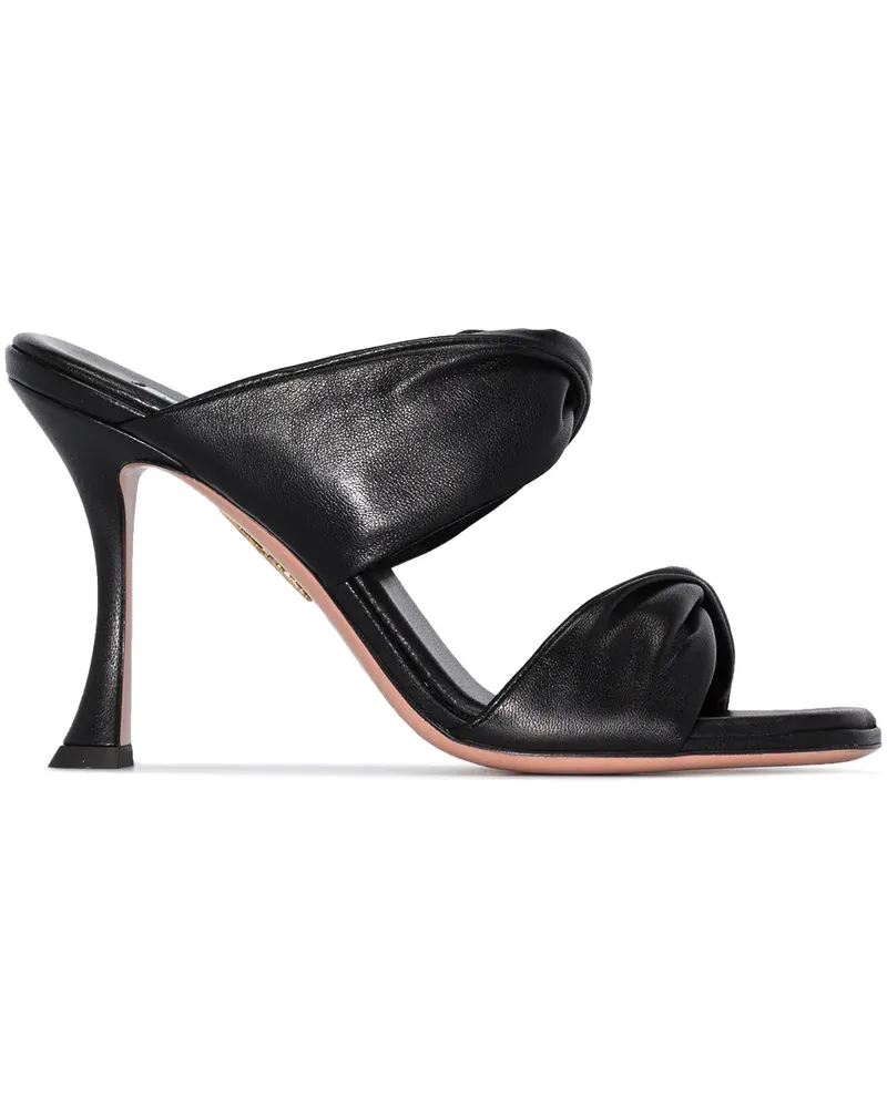 Aquazzura Twist Sandalen 95mm - Schwarz Schwarz
