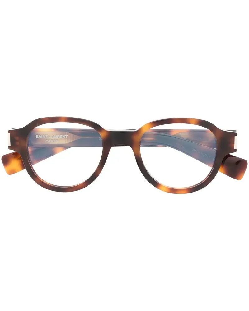 Saint Laurent Brille in Schildpattoptik - Braun Braun