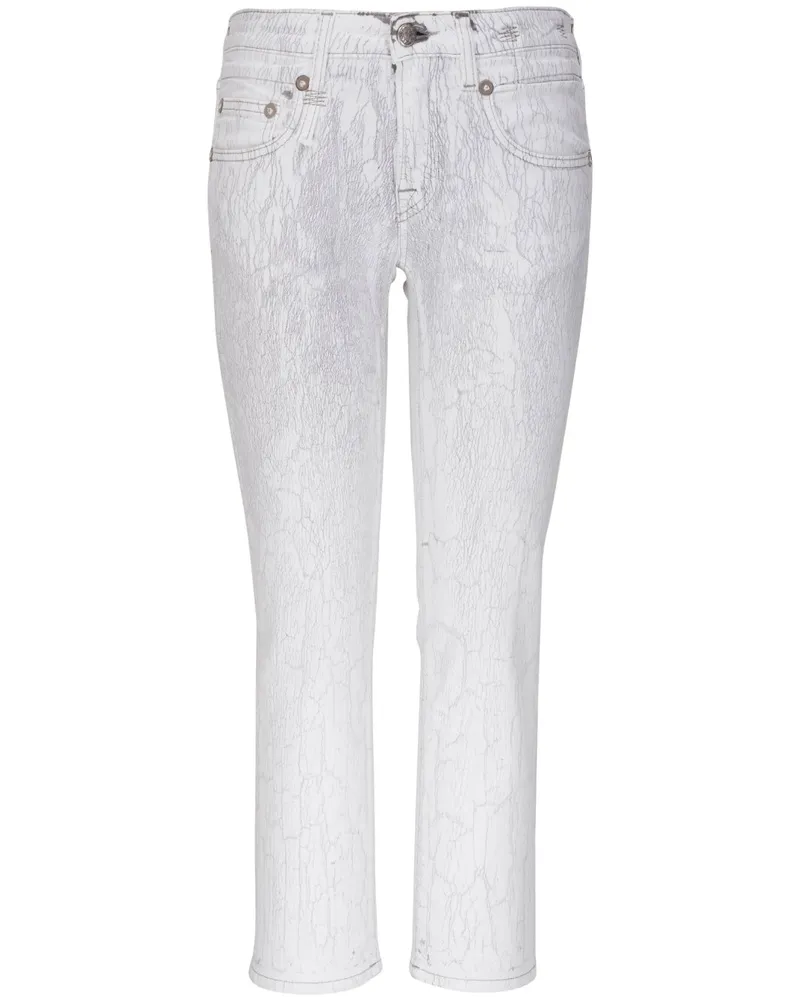 R13 Tief sitzende Jeans - Grau Grau