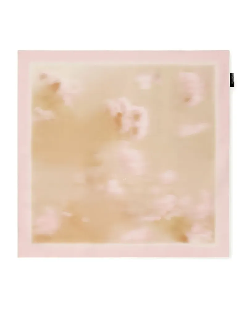 Fabiana Filippi Schal mit Blumen-Print - Nude Nude