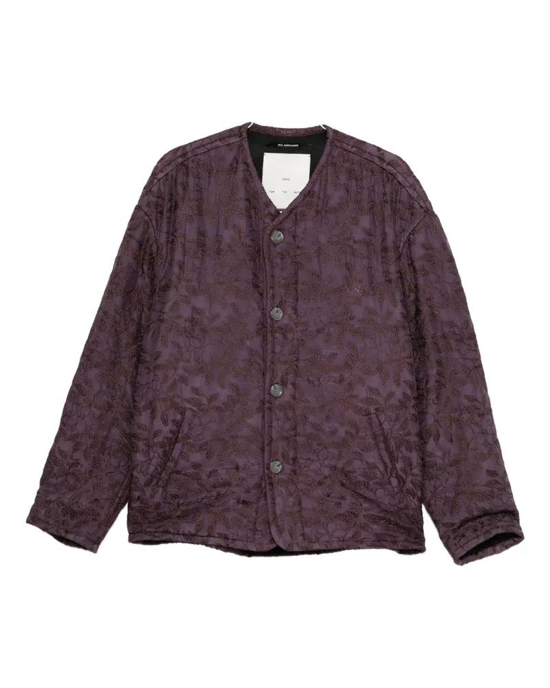 Song For The Mute embroidered jacket - Violett Violett