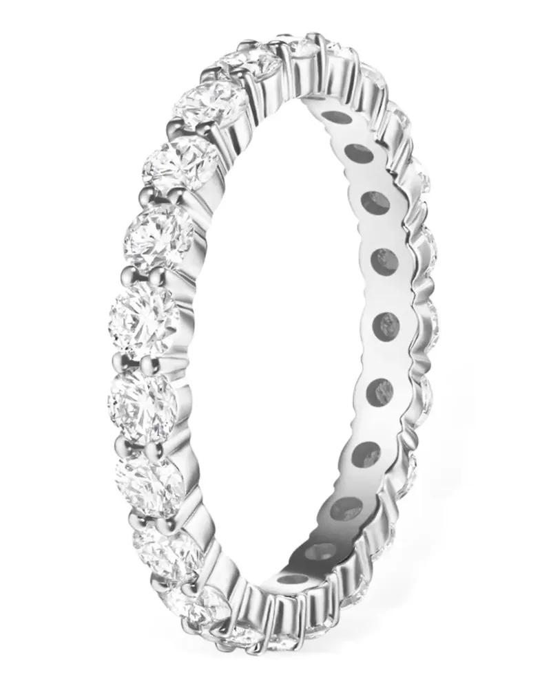Melissa Kaye 18kt Sadie Eternity Band Weißgoldring - Silber Silber