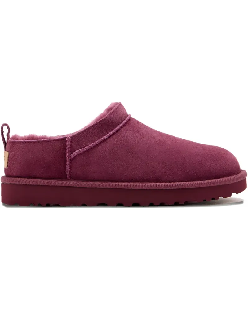 UGG Wildleder-Slipper mit Lasche - Rosa Rosa