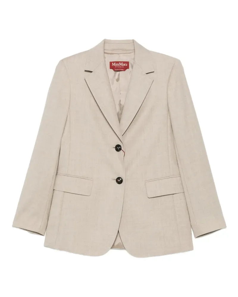 Max Mara Sakko mit fallendem Revers - Nude Nude