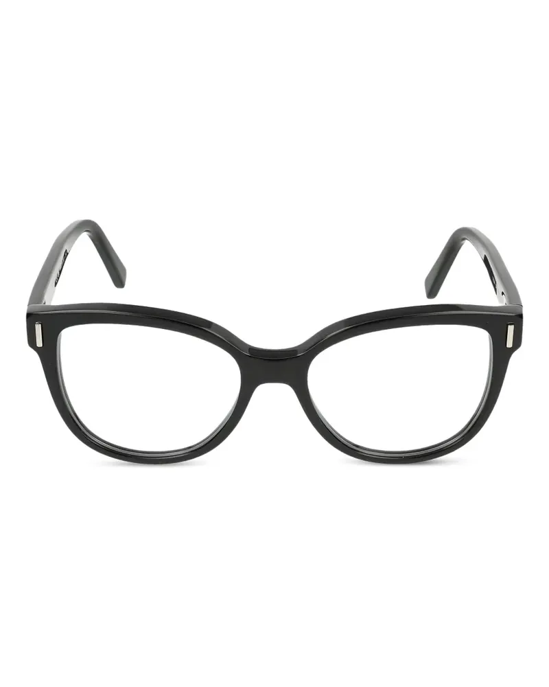 Ferragamo Brille mit Brauensteg - Schwarz Schwarz