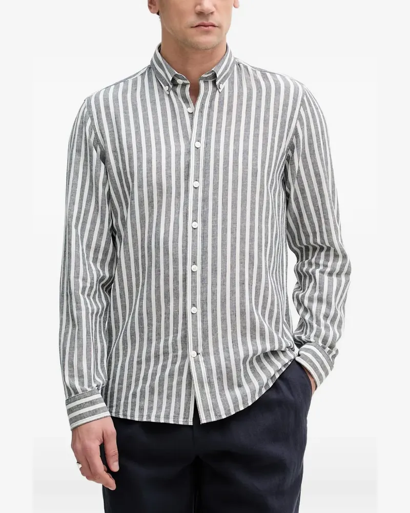 Lindbergh striped shirt - Grau Grau