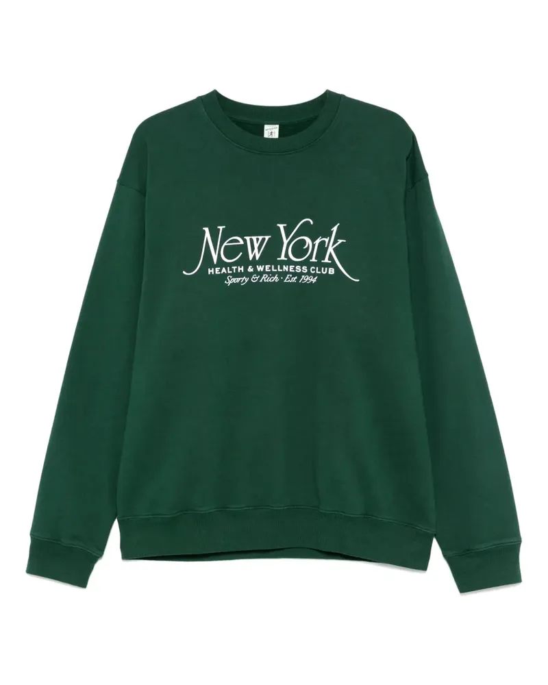 SPORTY & RICH NY 94 Sweatshirt - Grün Grün