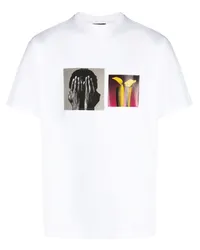 HONEY FUCKING DIJON T-Shirt mit Foto-Print Weiß