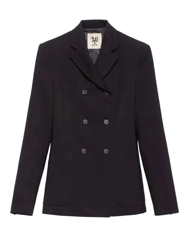 Aniye By Harlow double-breasted peak-lapels blazer - Schwarz Schwarz