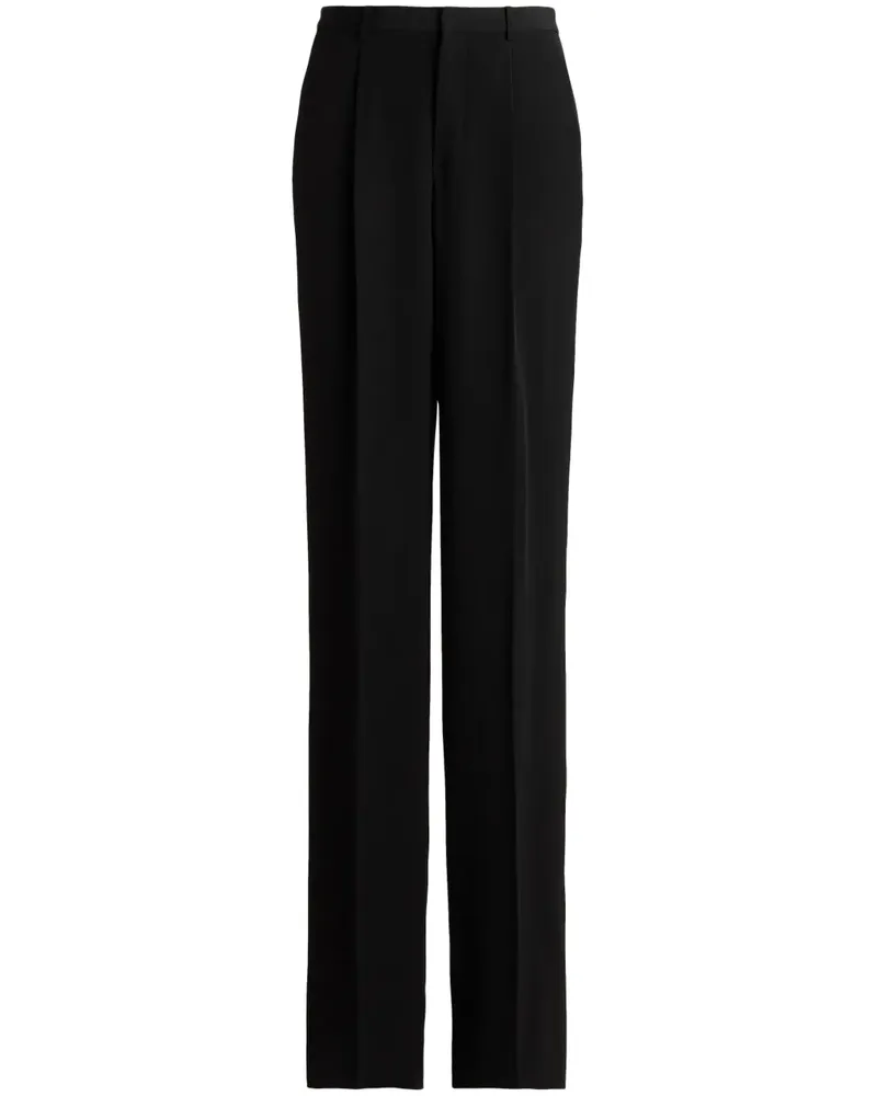 Ralph Lauren Klassische Acklie Wollhose - Schwarz Schwarz