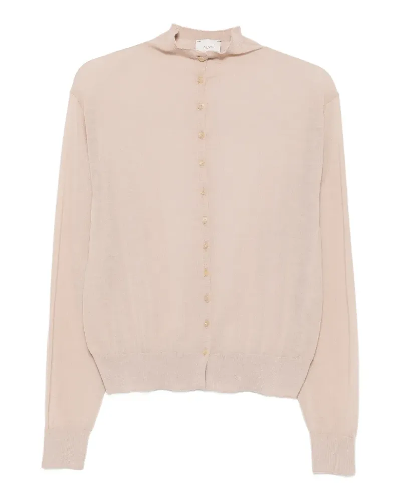 ALYSI Geknöpfter Cardigan - Nude Nude