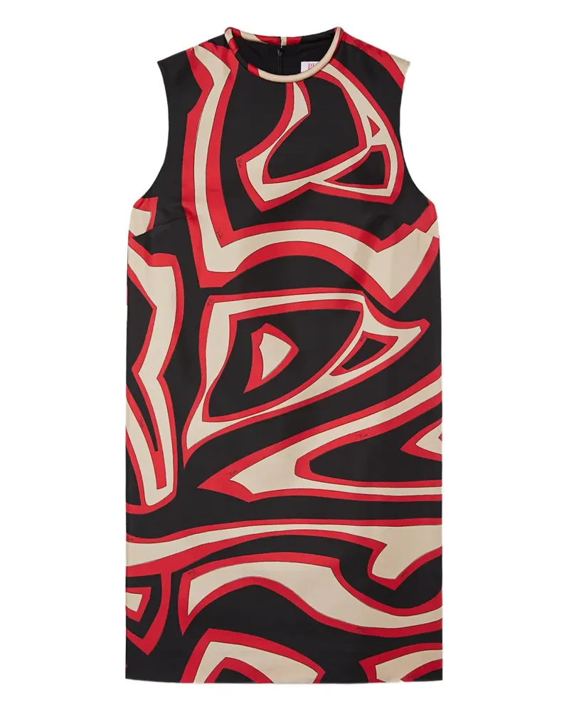 Emilio Pucci Labirinto-print sleeveless mini dress - Schwarz Schwarz