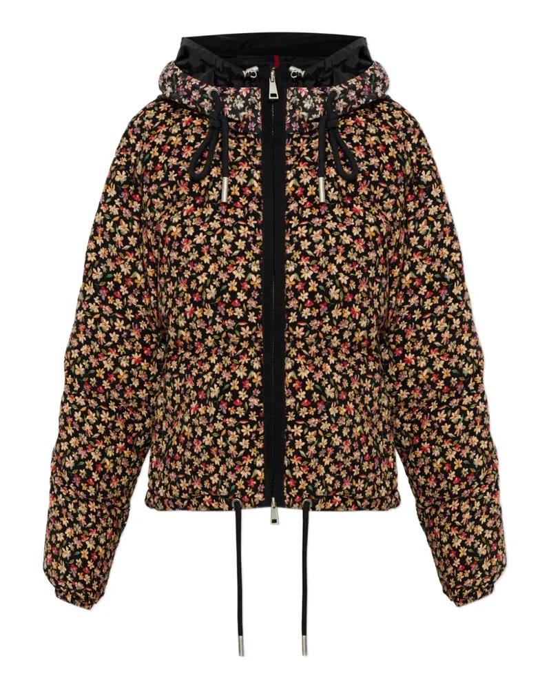 Moncler Becfigue Daunenjacke mit Kapuze - Schwarz Schwarz