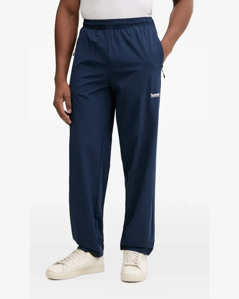 hummel Pulse Jogginghose mit Logo-Print - Blau Blau