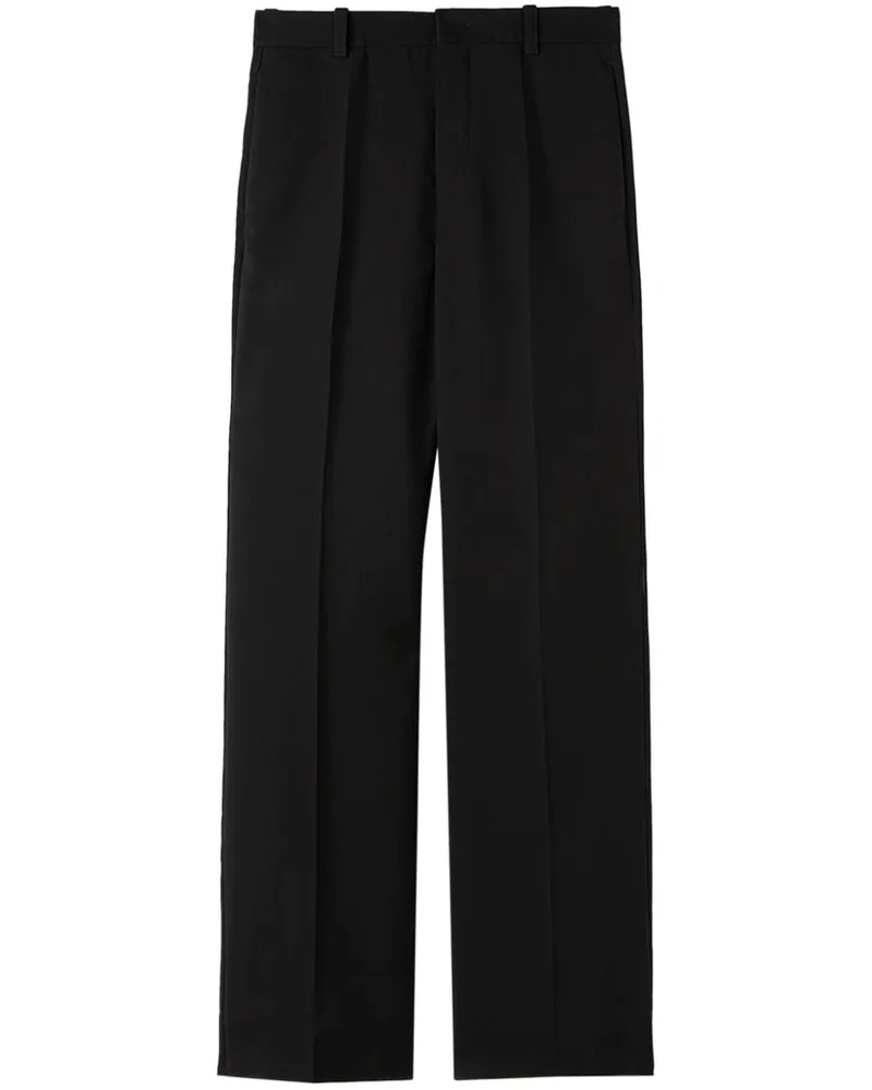 Jil Sander Hose aus Wolle - Schwarz Schwarz