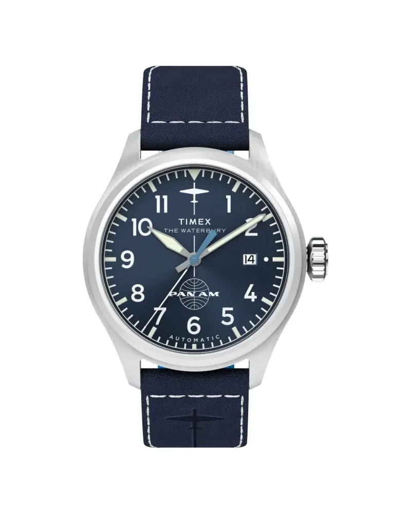 Timex x Pan Am The Waterbury 41mm - Grau Grau
