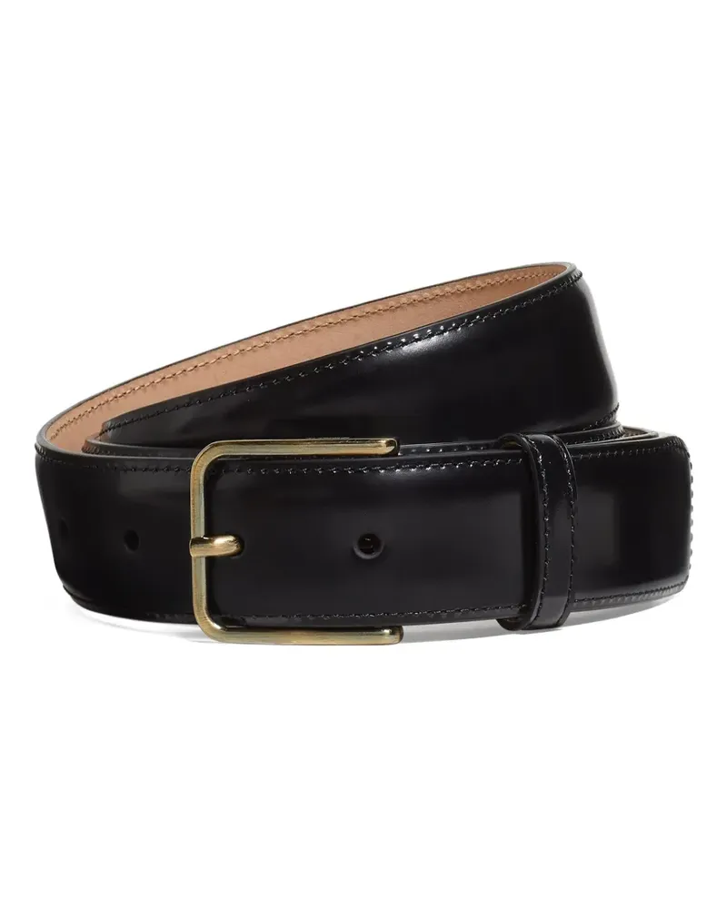 Ermenegildo Zegna Schnallengürtel aus Leder - Schwarz Schwarz