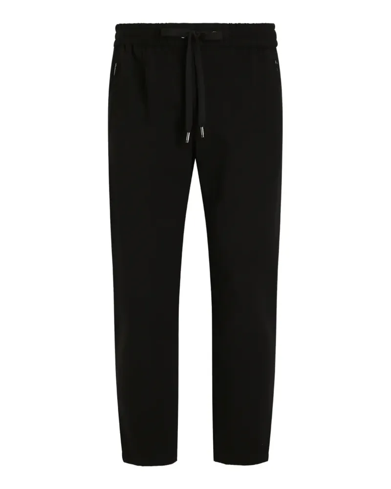 Dolce & Gabbana Jogginghose mit Logo-Patch - Schwarz Schwarz