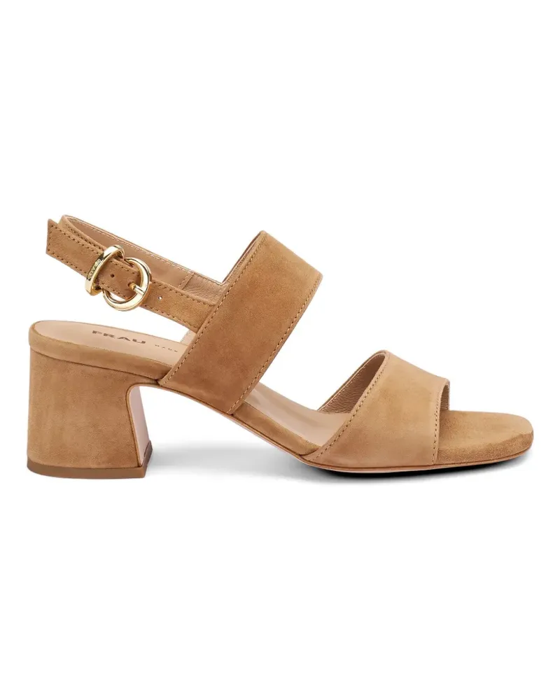 FRAU block-heel suede sandals - Nude Nude