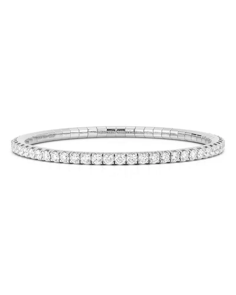 Roberto Demeglio 18kt Weißgold-Tennisarmband mit Diamant Weiß