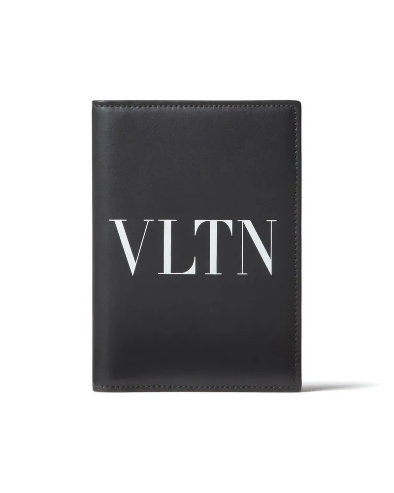 Valentino Garavani VLTN Portemonnaie - Schwarz Schwarz