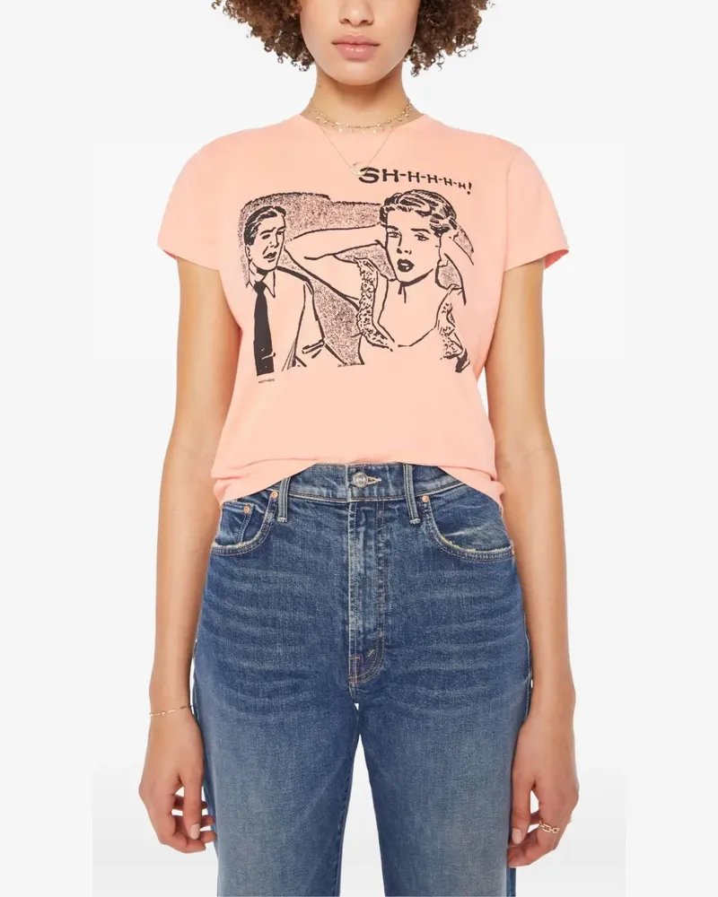 Mother The Boxy Goodie Goodie graphic T-shirt - Rosa Rosa