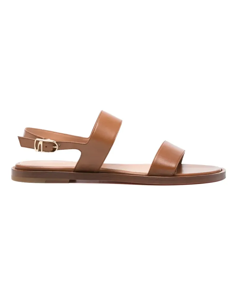 Santoni Sandalen mit Schnallenverschluss - Braun Braun