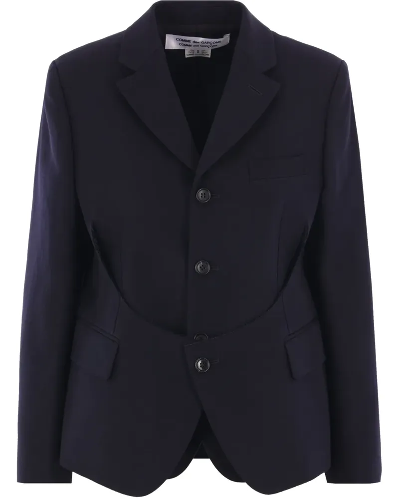 Comme des Garçons Einreihiges Sakko - Blau Blau