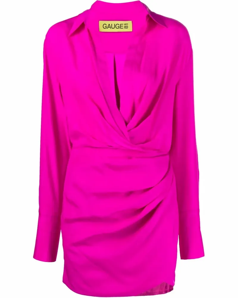 GAUGE81 Naha Hemdkleid aus Seide - Rosa Rosa
