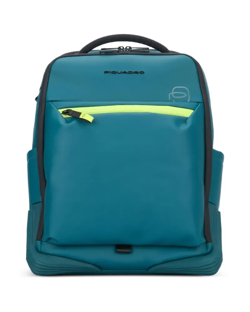 Piquadro Rucksack mit Reißverschluss - Blau Blau