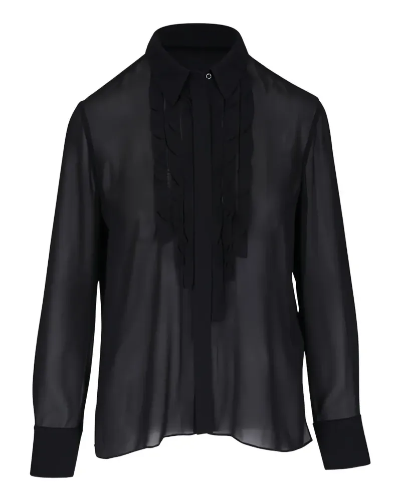 Dorothee Schumacher Bluse mit Rüschen - Schwarz Schwarz