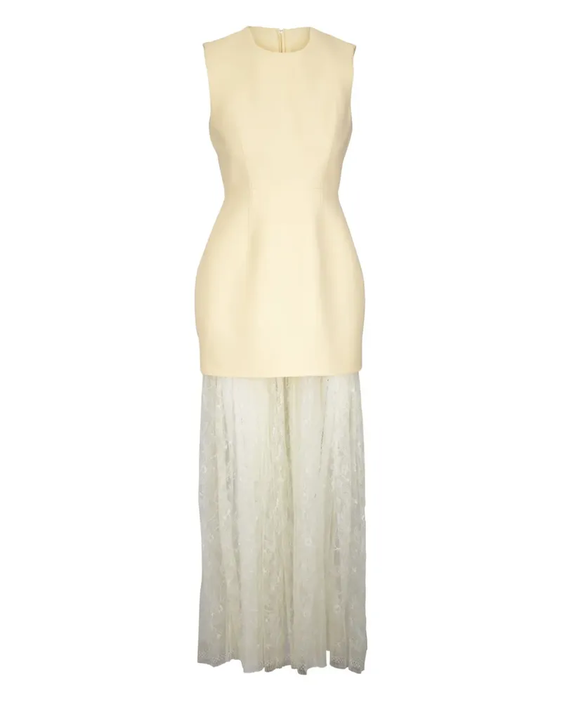 Adam Lippes Odette Maxikleid - Nude Nude