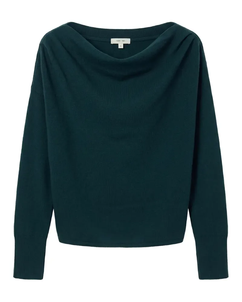 The Sei Asymmetrischer Pullover - Grün Grün