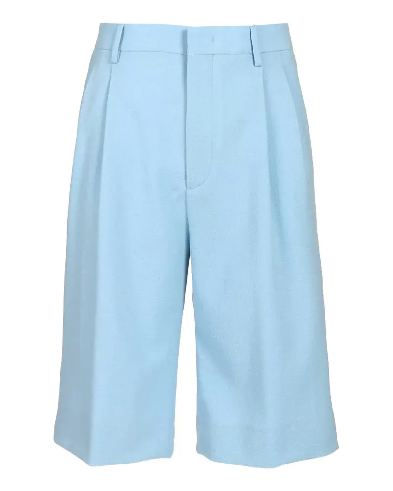 Tagliatore pleat-detail shorts - Blau Blau