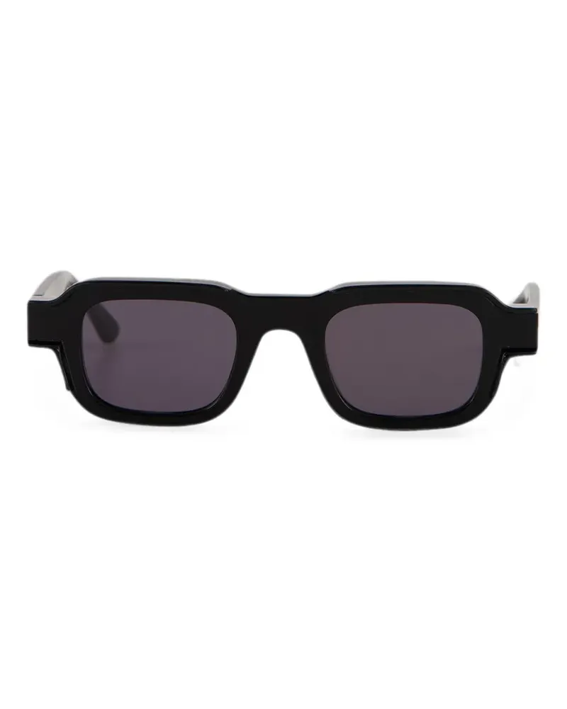 Thierry Lasry Sonnenbrille mit eckigem Gestell - Schwarz Schwarz