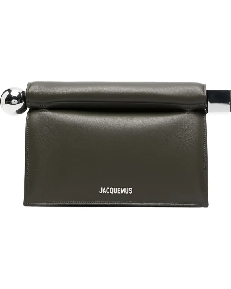 Jacquemus La Pochette Clutch mit Klappe - Grün Grün