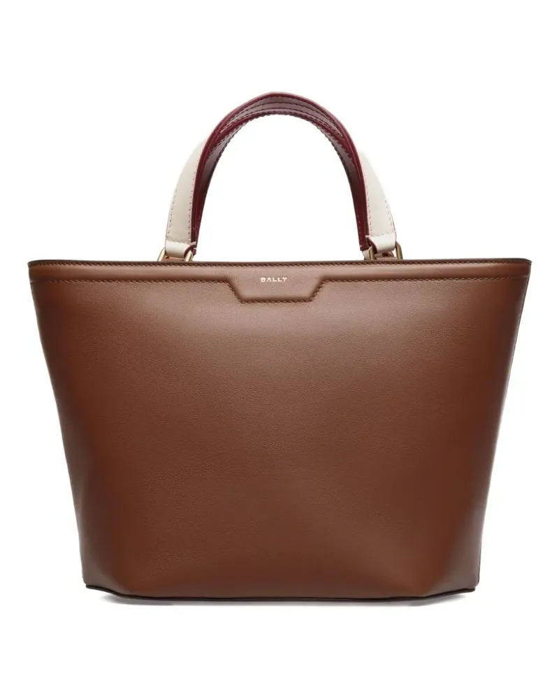 Bally Code Tote Bag aus Leder - Braun Braun
