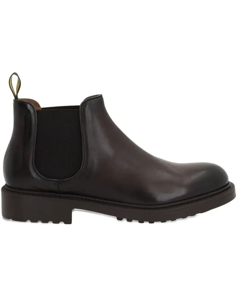 Doucal´s Chelsea-Boots mit elastischen Einsätzen - Braun Braun