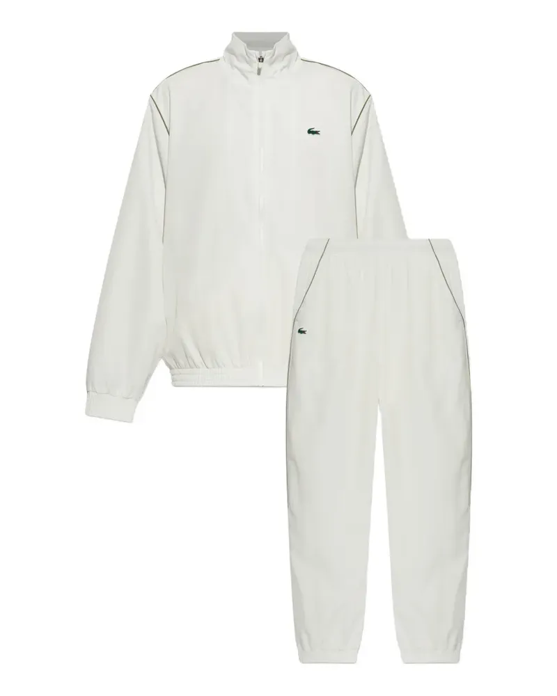 Lacoste x Novak Djokovic logo-patch tracksuits - Weiß Weiß