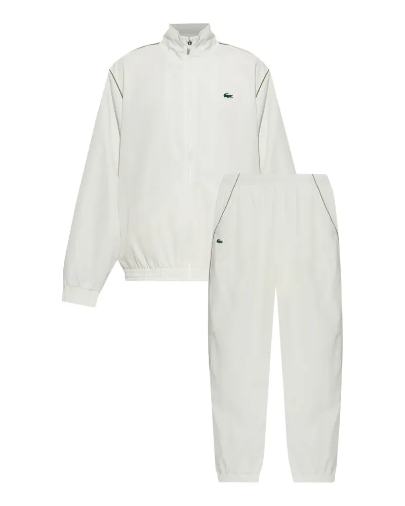 Lacoste x Novak Djokovic Jogginganzug mit Logo-Patch - Weiß Weiß