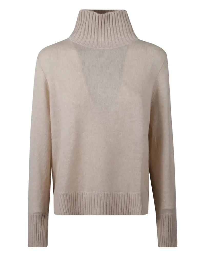 ALLUDE turtleneck long-sleeve sweater - Nude Nude