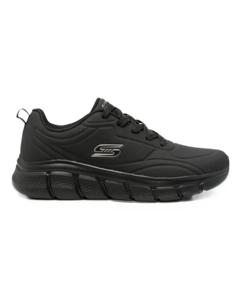 Skechers Perforierte Sneakers - Schwarz Schwarz