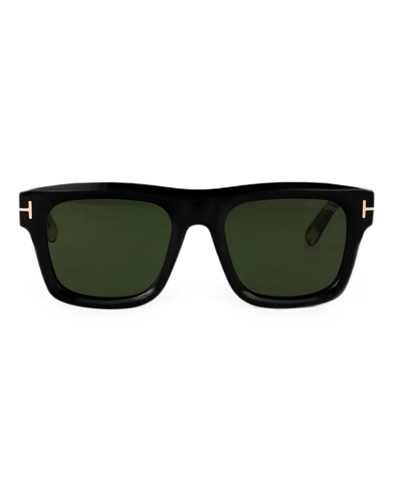 Tom Ford Sonnenbrille mit eckigem Gestell - Schwarz Schwarz