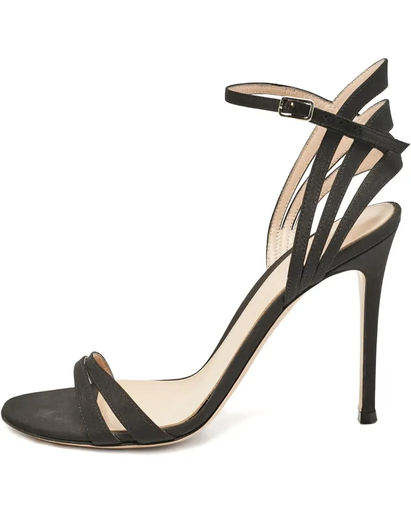 Gianvito Rossi Freesia Sandalen 100mm - Schwarz Schwarz