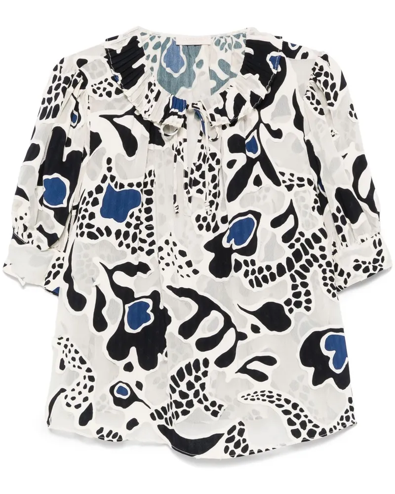 Ulla Johnson Marcella Bluse - Weiß Weiß